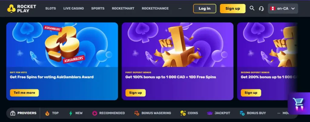 RocketPlay Promotions and Bonuses